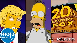 Top 10 PREVISIONI del FUTURO più INCREDIBILI nei SIMPSON!