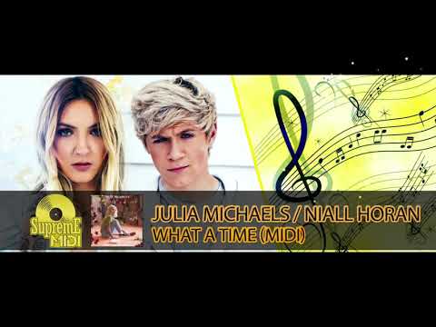 Julia Michaels ft. Niall Horan - WHAT A TIME (FULL MIDI REMAKE) - "in the style of"