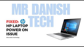 FIXED: HP Laptop Power on Problem | Hard Reset HP Notebook With Fixed Battery