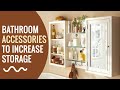 Space saving bathroom accessories  woodofa