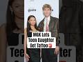 MGK Lets Teen Daughter Get Tattoo #shorts #mgk #mgkdaughtertattoo