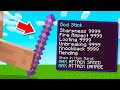 I Crafted The World's STRONGEST STICK In Minecraft! (Overpowered)