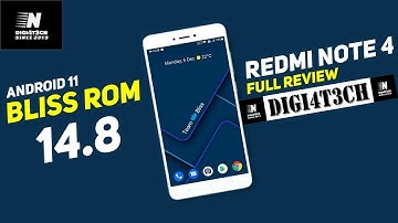 |Bliss Rom 14.8| |Android 11| |Redmi Note 4| |Mido| |Full Review| & |Installation| By |DIGI4T3CH|
