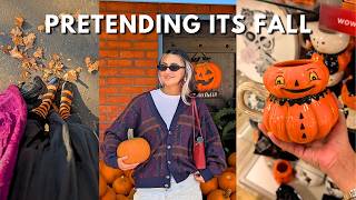 Pretending its fall in July 🍂☕️ psl, halloween hunting, & cozy vibes