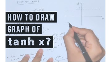 How To Draw tanh x (tan hyperbolic) Graph?