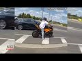 Cop Tackles Suspect On Motorcycle