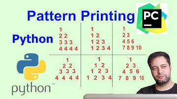 Number Pattern Program in Python | Number Pyramid Pattern in Python