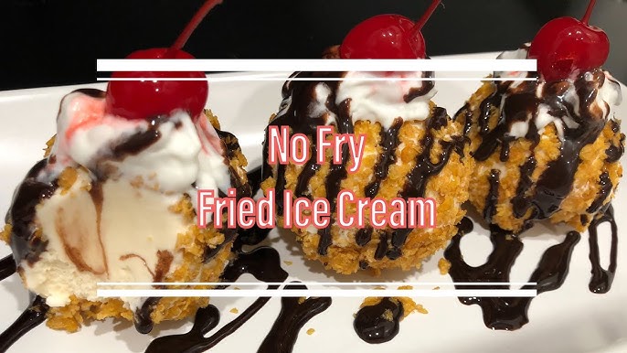 Air Fryer Fried Ice Cream