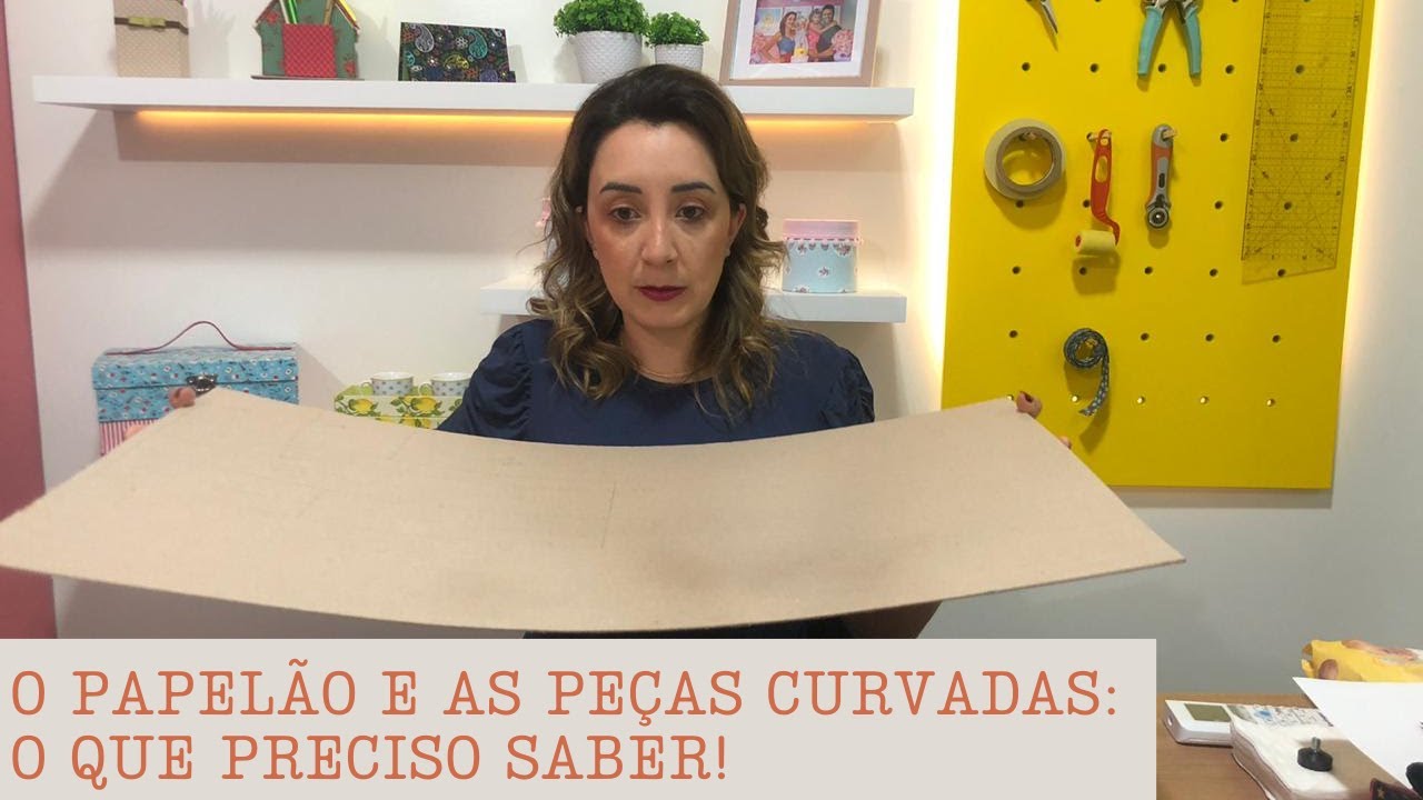 Papelão e as Peças Curvadas | Cartonagem