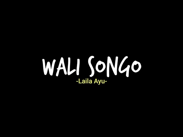WALI SONGO (KARAOKE) - LAILA AYU KDI - PONPES HANACARAKA WONOGIRI - SIMPATIK MUSIC class=