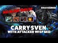 CARRY SVEN - (solo ranked) - with ATTACKER wisp