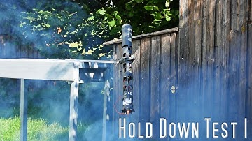 Buffalo TVC Rocket | Hold Down Test I