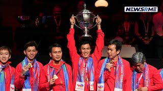 Indonesia's win against China ends 19-year Thomas Cup drought | China news | NewsRme