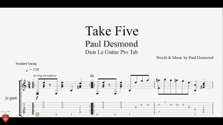 Take Five - Guitar Tutorial + TAB
