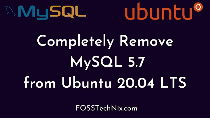 Completely Remove MySQL 5.7 from Ubuntu 20.04 LTS | How to Uninstall MySQL 5.7 on Ubuntu 20.04 LTS