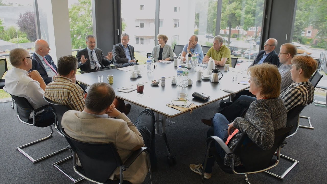 Norbert Köster zu Besuch im Dialogverlag