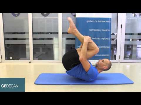 Ejercicio Pilates Rodar como una pelota ( rolling like a ball ) ,ejercicios nivel básico Pilates