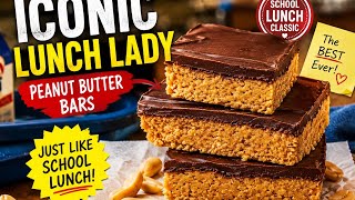 Lunch Lady Peanut Butter Bars – The School Dessert We All Fought Over!