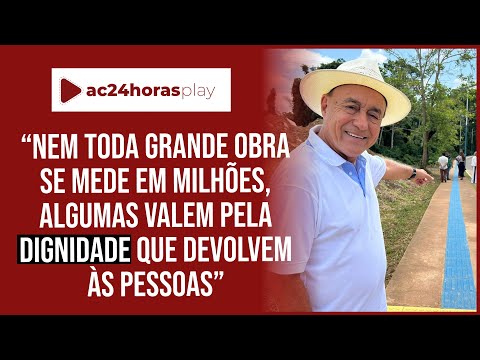 BOCALOM INAUGURA “CALÇADA DA JUSTIÇA E DA SAÚDE” COM RECURSOS 100% MUNICIPAIS