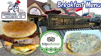 TENNESSEE JED'S Breakfast Review (#3 Tripadvisor) Best Sandwiches In Smokies / Gatlinburg TN