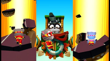 TALKING TOM HERO DASH GOLD RUN walkthrough gameplay (ios, android)