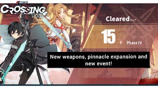 Crossing void - New weapons, pinnacle expansion and new event!