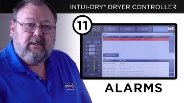 11. Alarms - Brock INTUI-DRY® Dryer Controller