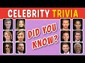 Celebrity trivia quiz  how well do you know your celebrities