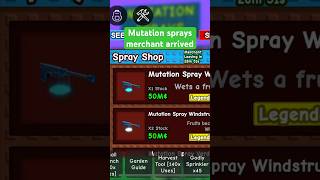 Mutation spray merchant 😎 is here #growagarden #roblox #gameshorts