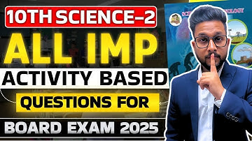 10TH SCIENCE 2 COMPLETE MOST IMPORTANT ACTIVITY QUESTION | JR TUTORIALS |