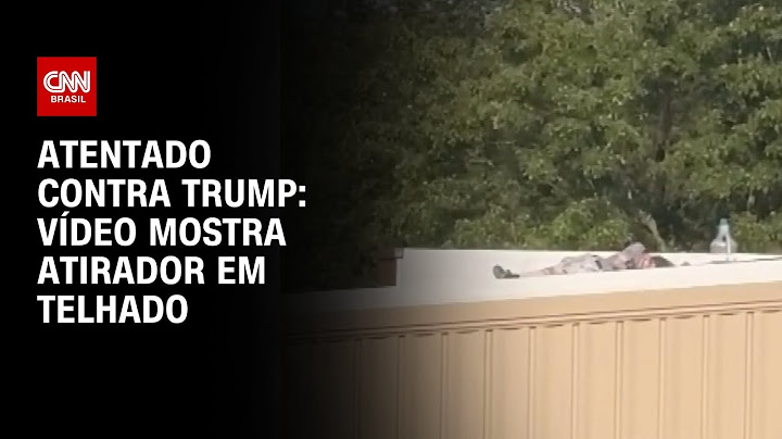 Atentado contra Trump: Vídeo mostra atirador em telhado | CNN PRIMETIME