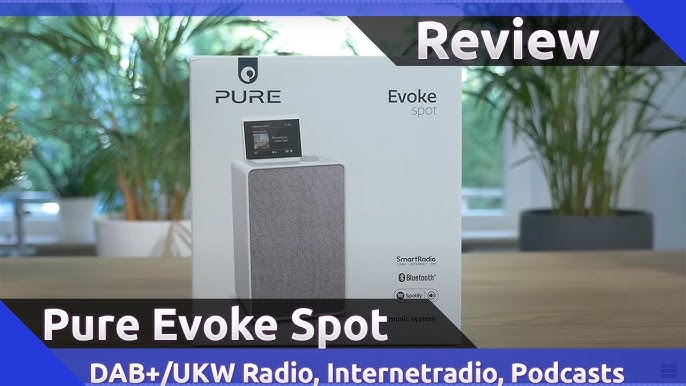 Pure Evoke Spot DAB+ Radio Unboxing - YouTube