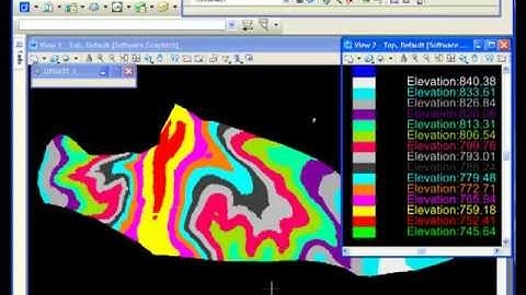 InRoads Tip: Color-Coded Elevations