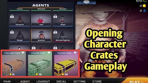 Rogue Agents Ipad Gameplay / Opening Character Crates/ Full Graphics