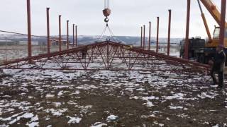 видео Строительство ангаров и складов