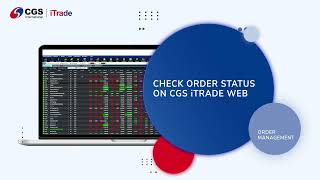Check Your Order Status On Cgs Itrade Singapore