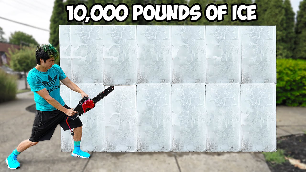 Can 10,000 Pounds Of Ice Be Turned Into Giant Art?