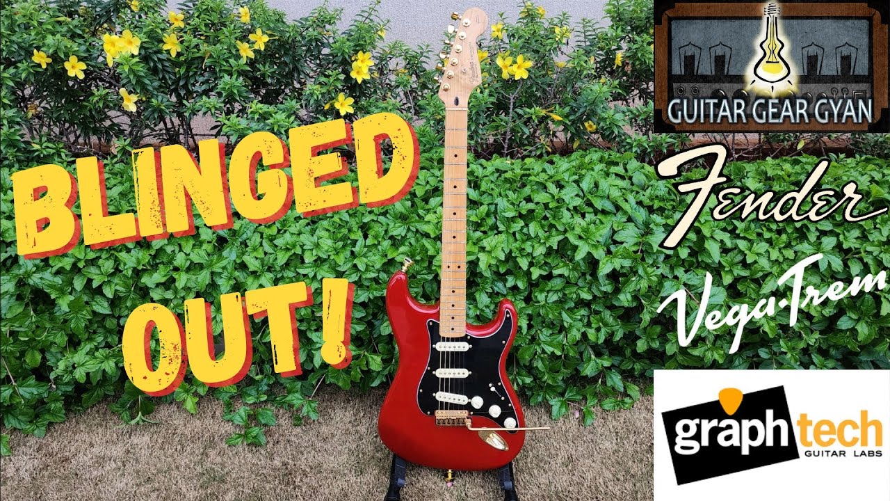 Blinging Out My Fender American Traditional Stratocaster | Vegatrem | Graphtech