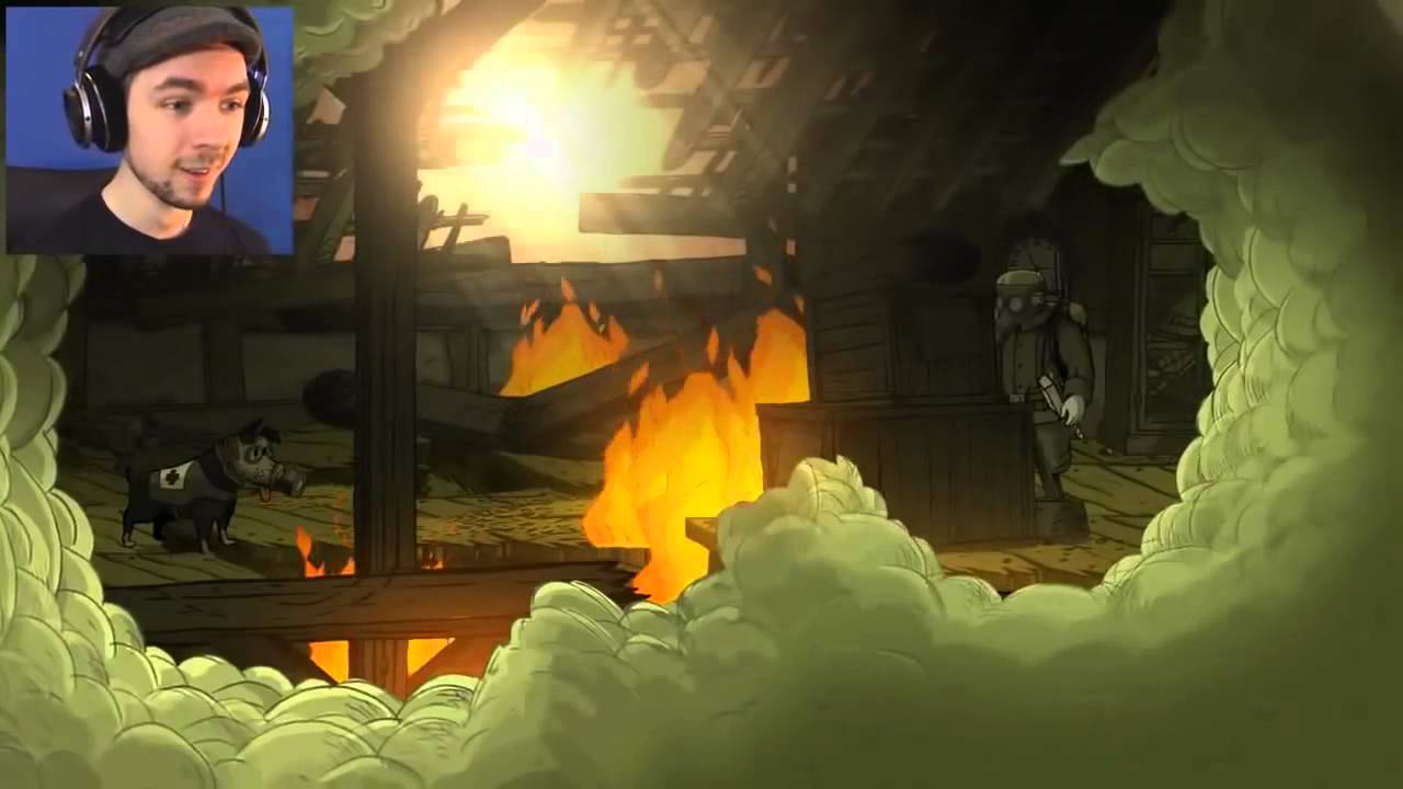 THROUGH TOXIC GAS Valiant Hearts The Great War 9 jacksepticeye YouTube
