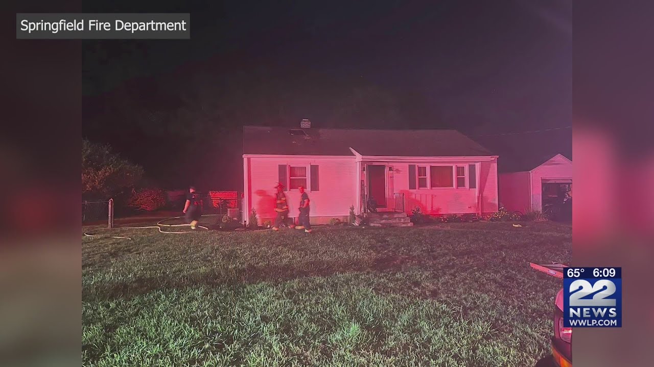 Three people without a home after fire in Springfield - YouTube