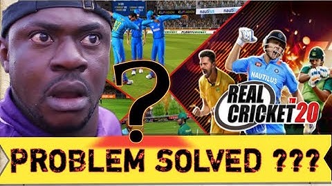 Problem Solved💥 Real Cricket ™20 l Hang And frame rate problem Fixed