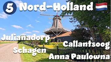 Holland-Urlaub 5/7: von Julianadorp nach Schagen und Anna Paulowna auf traumhaften Radwegen.