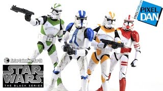 Star Wars Black Series Clone Troopers Of Order 66 Entertainment Earth Figure 4-Pack Review
