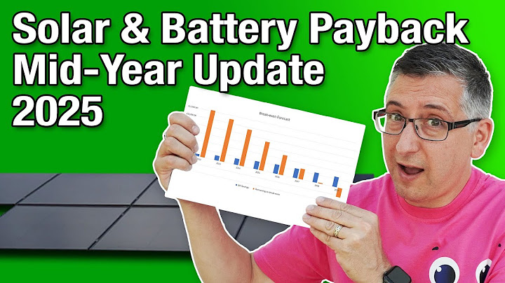 Solar and Battery Payback Mid-Year Update 2025 - still on track to break even?