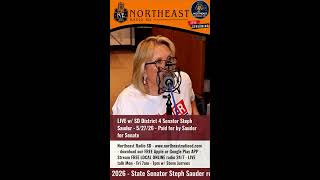 LIVE w/ SD District 4 Senator Steph Sauder - 5/27/26 - Paid for by Sauder for Senate