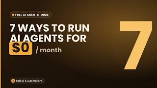 7 Ways to Run AI Agents for $0/Month (No Credit Card)