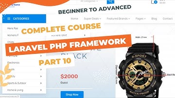 Part 10 || Create Page by Laravel Material Design Part 2 || Web Development with Laravel