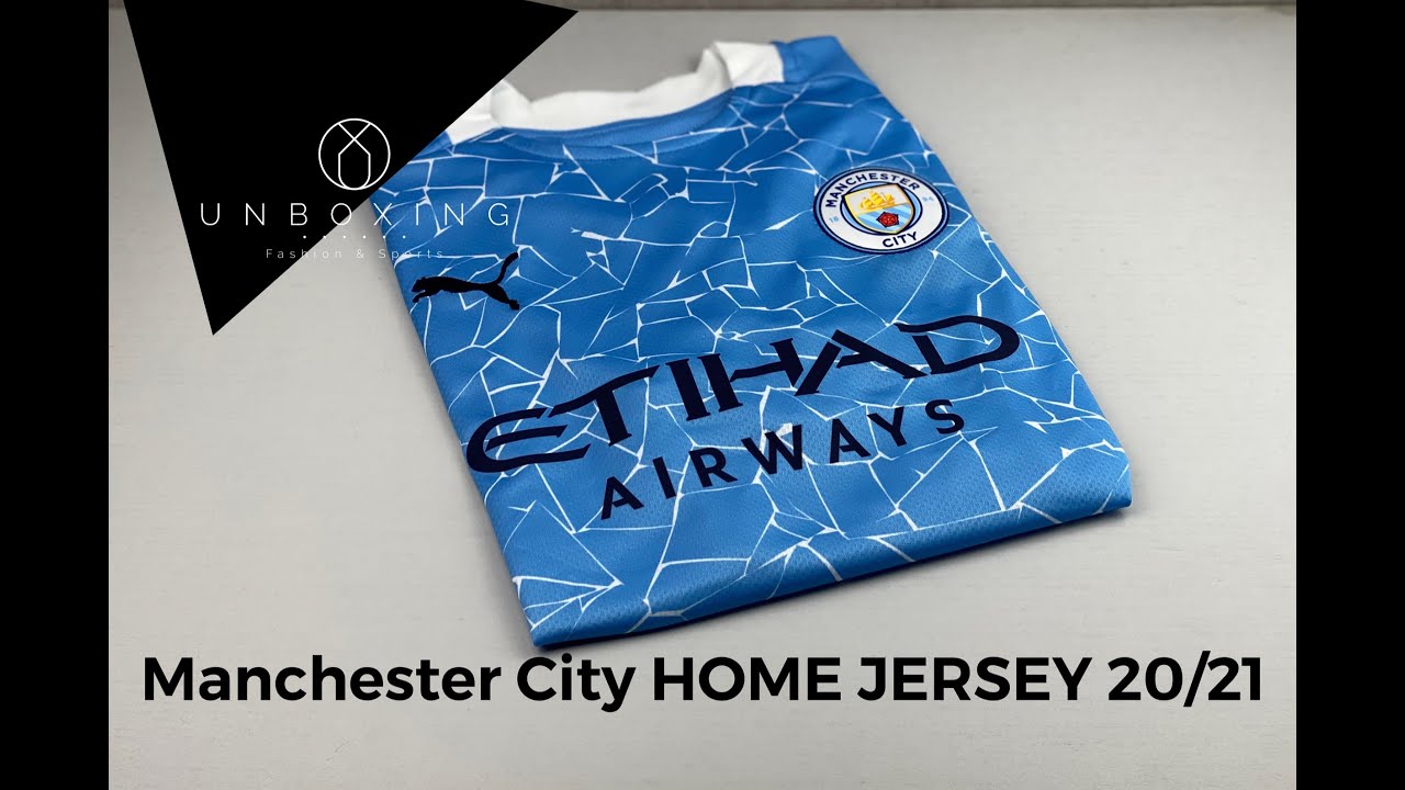 Puma Manchester City Home Jersey Season 20/21 | UNPACKING & WEARING | football jersey | 2020