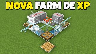 NOVA FARM DE XP INFINITO no Minecraft Bedrock 1.21/26+!