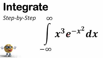 Integral of x^3e^-x^2 from negative infinity to infinity. 💪